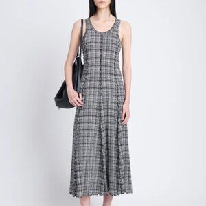 NWOT$475 Proenza Schouler White Label Matilda check-print midi dress